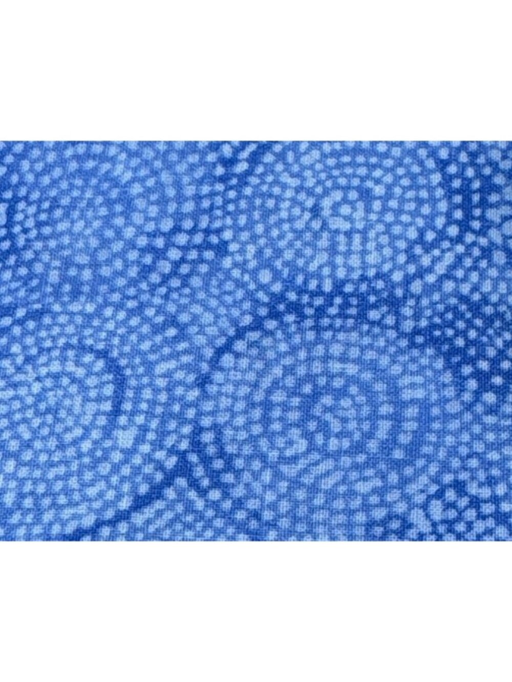 Blue Cotton Fat Quarter 18x22" Cotton Fabric Swirls Design Quilting Crafts